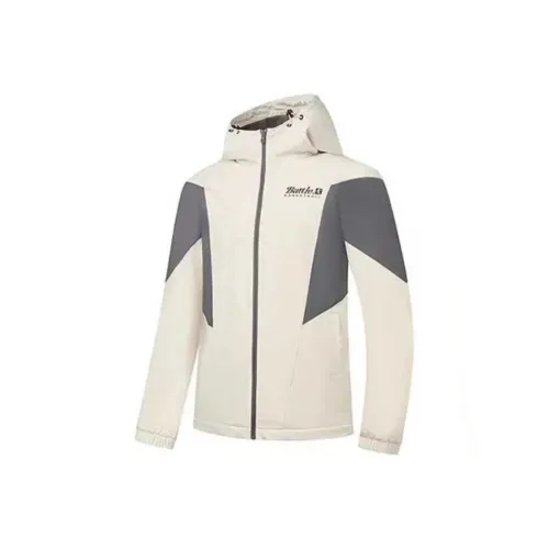 QIAODAN Тренчкот Мужской Mountain Холст Белый Призрачный Серый