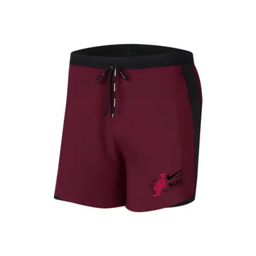 Nike Темно-красные Мужские Повседневные Шорты