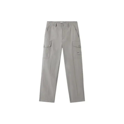 STONE ISLAND Карго брюки Мужские Серый Белый