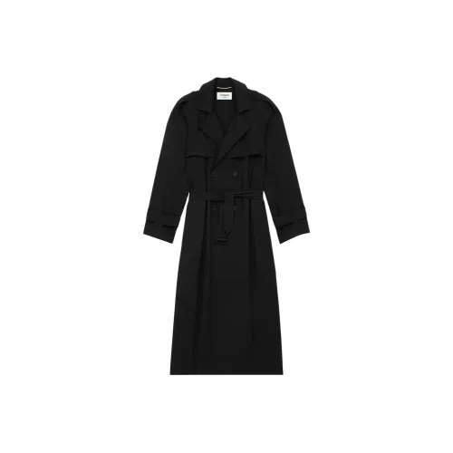 SAINT LAURENT Тренч Унисекс Черный