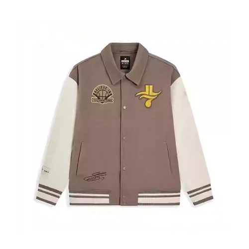 XTEP Basketball Collection Sports Lifestyle Collection Пуховая куртка Мужской EAGLE Спина Коричневый Ridge Серый