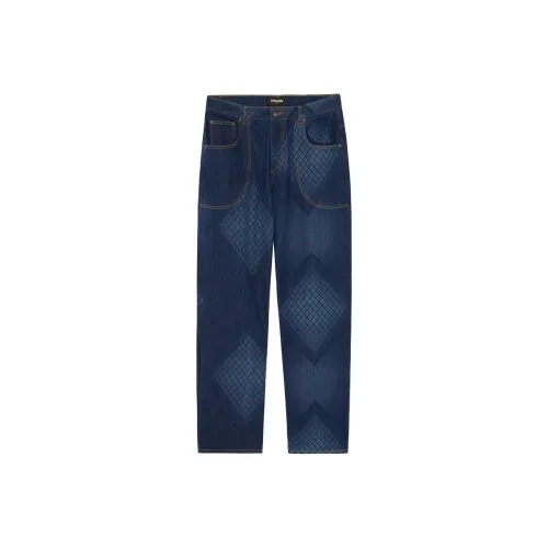 Ahluwalia Blue Men's Jeans Ахлувалия Синий Мужской Джинсы