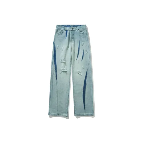 PANDA ADEVIL Синие Унисекс Джинсы