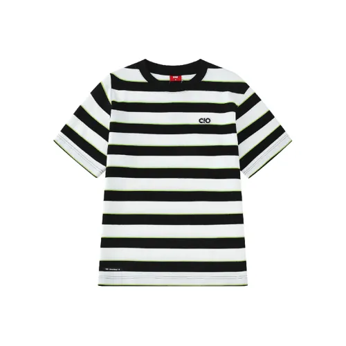 Checkitout T-Shirt Унисекс Floating Light Черный Белый Неон Зеленый