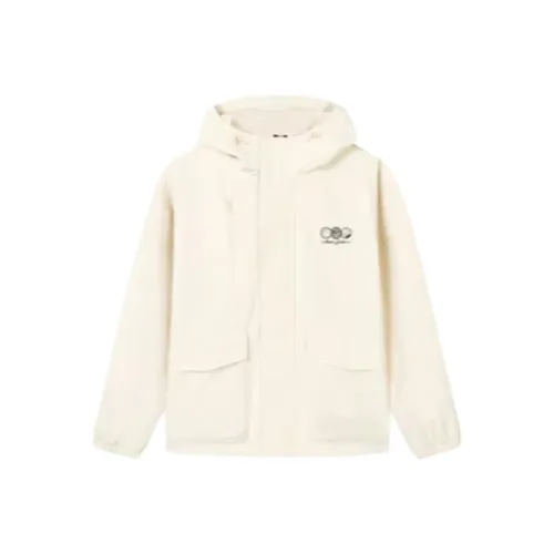 361° Basketball Collection Тренчкот Мужской Отслаивание Белый Краска