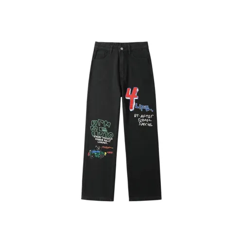 AFTER SCHOOL SPECIAL Джинсы Унисекс Черный