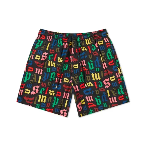 PALM ANGELS Palm Angels X Vilebrequin Collection Черные Мужские Повседневные Шорты