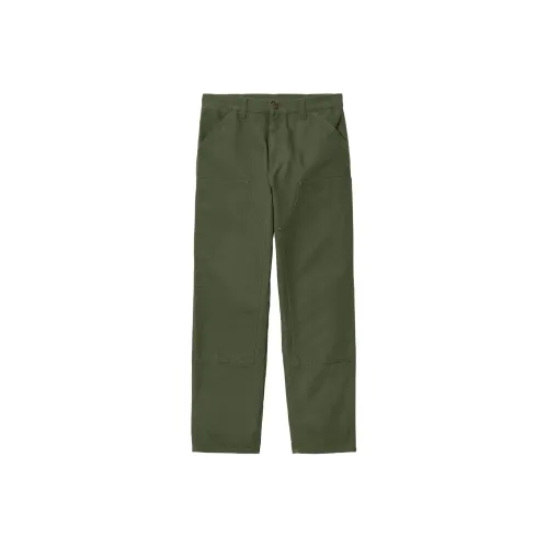 Carhartt WIP FW24 Двойное колено Брюки Повседневные брюки Унисекс Зеленый