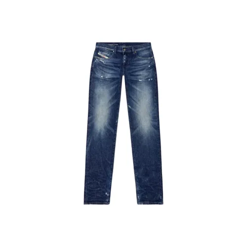 DIESEL Темно-синие мужские джинсы