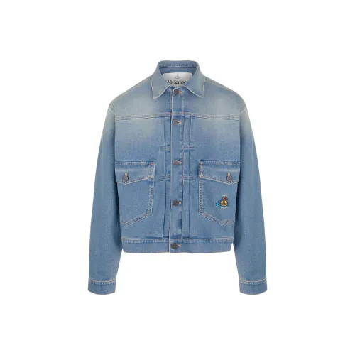 Vivienne Westwood FW24 Куртки и Пальто Мужской Синий