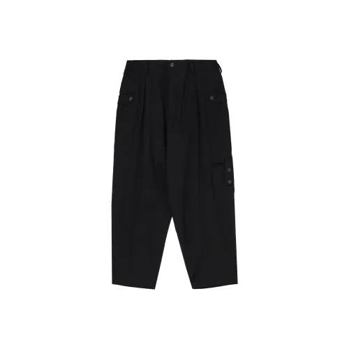 Yohji Yamamoto Черные Унисекс Повседневные Штаны