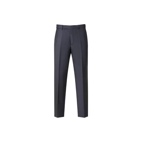 Ermenegildo Zegna Темно-синие мужские брюки для костюма