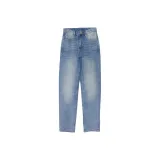 Светло-синий, длина брюк 102 см