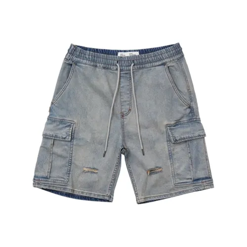 XMXX SUPPLY Джинсовые шорты Мужские Светло-синие