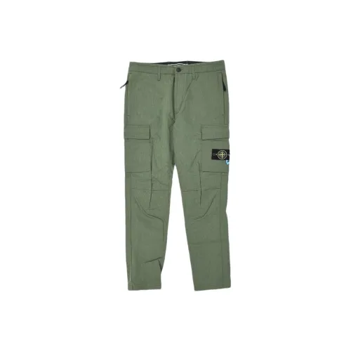 Stone Island Оливковые Мужские Карго Брюки