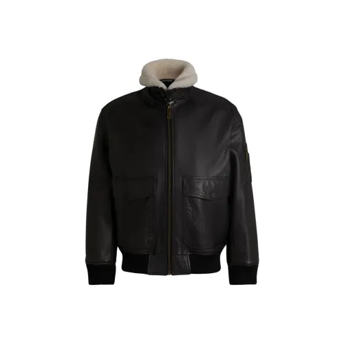 Hugo Boss FW24 Куртки и Пальто Мужской Черный