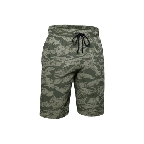 Under Armour Baselin Зеленые Мужские Повседневные Шорты