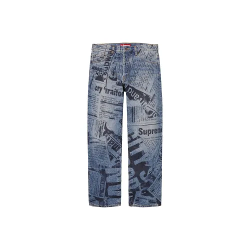 Supreme SS25 Унисекс Джинсы