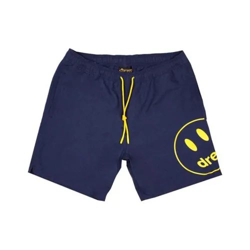 Drew House Smiley Collection Морской синий Унисекс Повседневные шорты