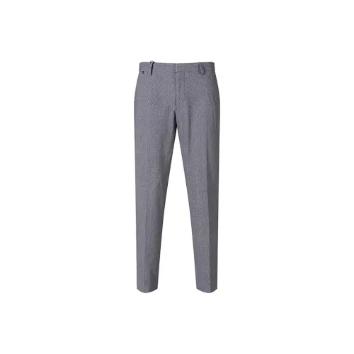 Hugo Boss Серые Мужские Брюки для Костюма