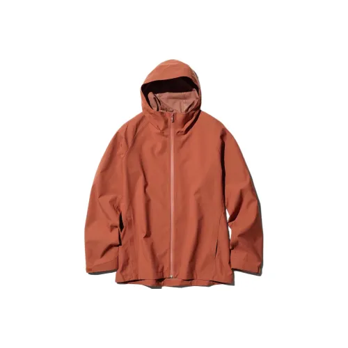 UNIQLO PARKA Пальто Мужское Оранжевое Красное