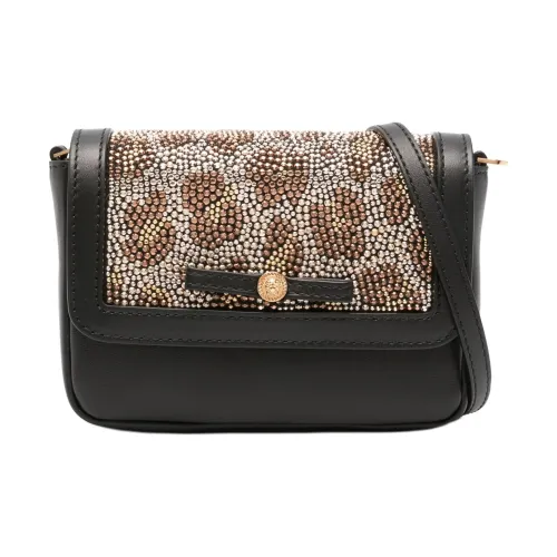 FANSIZHE Gianni Коровья кожа Сумка через плечо Женская Черная