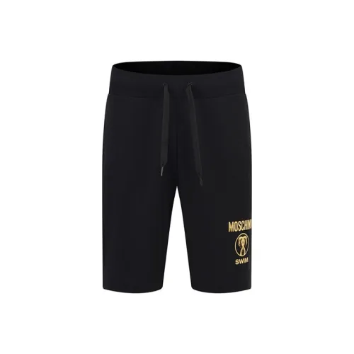 MOSCHINO Черные Мужские Повседневные Шорты