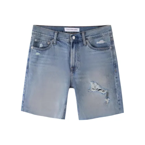 Calvin Klein Светло-Синие Мужские Джинсовые Шорты