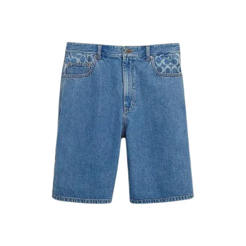 COACH Blue Men's Casual Shorts COACH Синий Мужские Повседневные Шорты