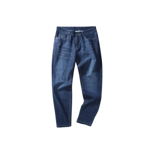 Dance with Wolves Джинсы Мужские Средне-Синие