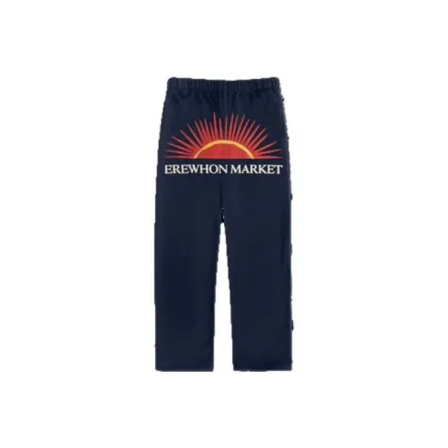 Cactus Plant Flea Market CPFM Collaboration X Erewhon Co Branded SERIES Темно-синие унисекс повседневные брюки