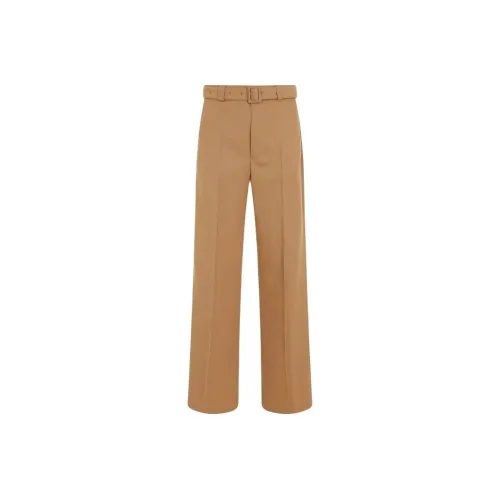DRIES VAN NOTEN Хаки Мужские Повседневные Штаны