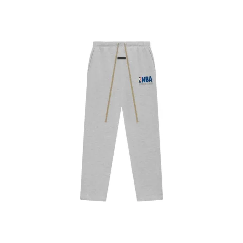 Fear of God ESSENTIALS NBA Светлый Mist Серый/Светлый Меланжевый Мужские Вязаные Тренировочные Штаны