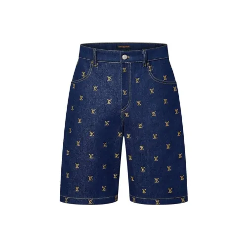 LOUIS VUITTON SS24 Джинсовые шорты Мужской Синий