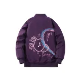 Фиолетовый - Левая сторона - Сердце - Медвежонок