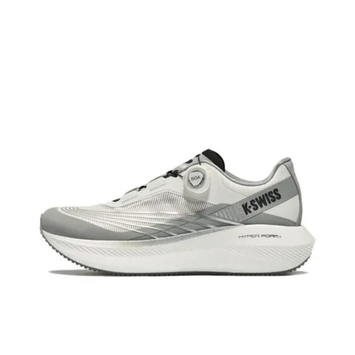 K·SWISS Беговые кроссовки Low Top 144 Wimbledon Белый/Чисто Черный/Ультраматовый Серый Мужской