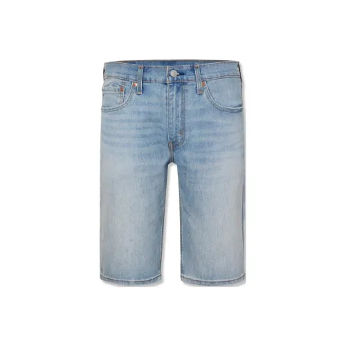 Levis Blue Men's Denim Shorts Левис Синий Мужские Джинсовые Шорты
