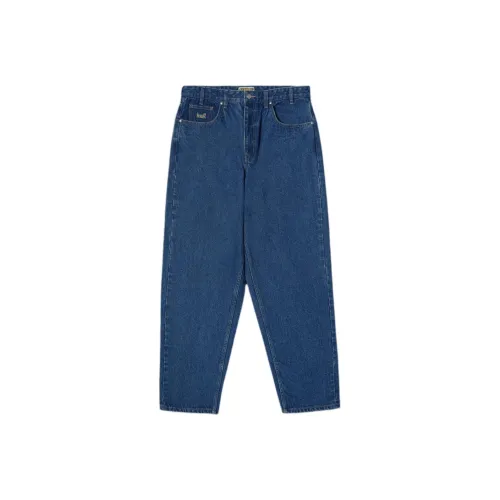 HUF SS24 Промытый индиговый цвет Унисекс Джинсы