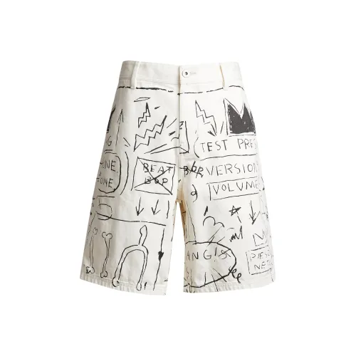 SEASON HIGH x BSQ Джинсовые шорты Мужские Облачный белый