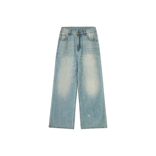 ZANSHI Синий Мужской Джинсы