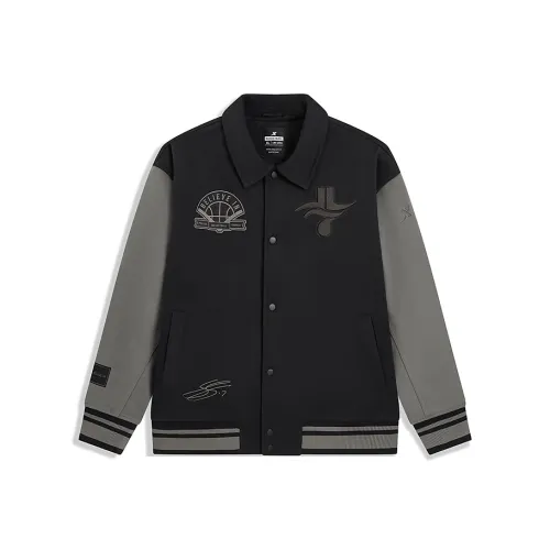 XTEP Sports Life Collection Basketball Collection Пуховая куртка Мужская Глубокий черный Слоновая кость