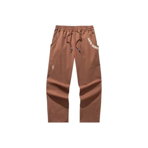 Anta Basketball Collection Deep AUTUMN Коричневый Унисекс Повседневные брюки