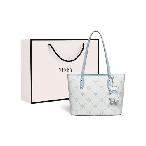 VINEY Сумка через плечо из синтетической кожи стандартная женская синий и белый