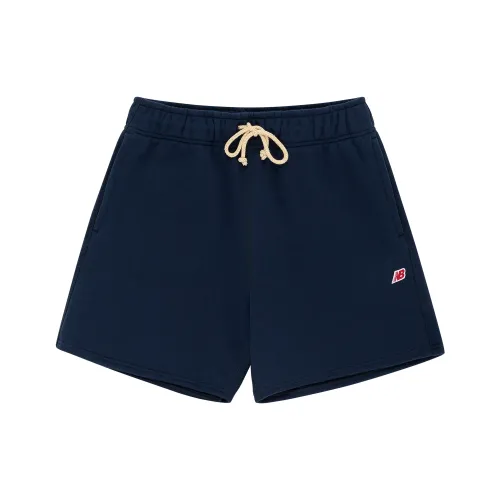 New Balance Teddy Made Темно-синий Унисекс Повседневные шорты
