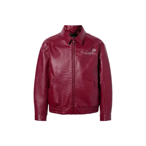 ROCAWEAR SS25 Кожа Куртка Унисекс