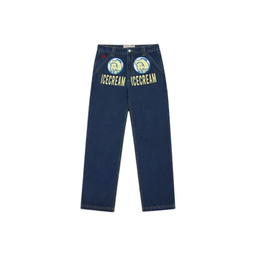 ICECREAM Spring Denim Collection SS25 Джинсы Мужские Индиго