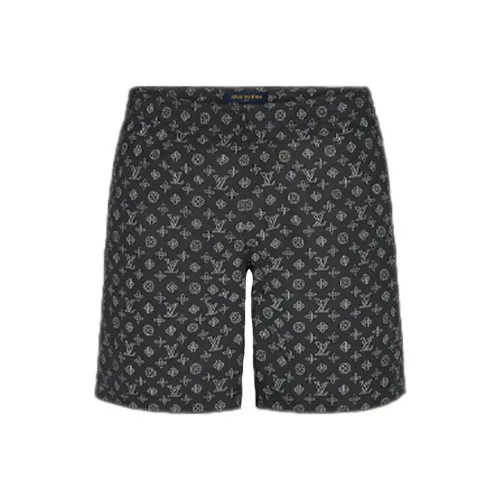 LOUIS VUITTON Новые ежеквартальные продукты LV Черные мужские повседневные шорты