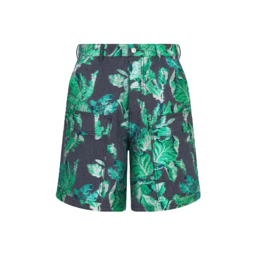 DIOR Tears Blue Men's Denim Shorts