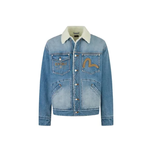 EVISU Джинсовый синий Мужские Куртки