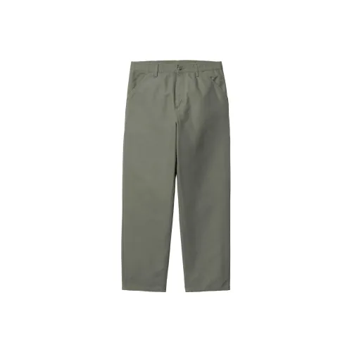 Carhartt WIP SS24 Карго Брюки Мужские Дымчатый Зеленый